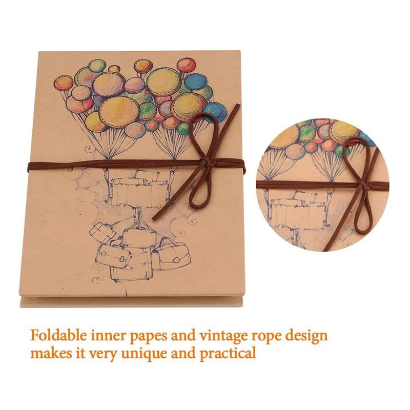 Альбом для скрапбукинга в стиле ретро складной фотоальбом сделай сам с