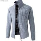 Свитер мужской, из искусственной шерсти, на осеньзиму, Повседневный, размера плюс