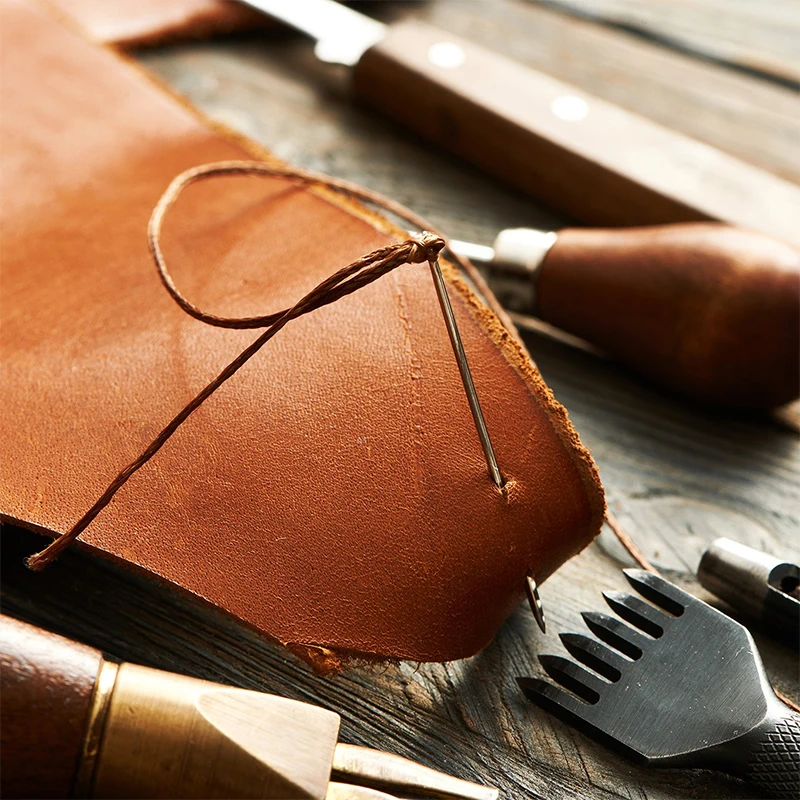 LMDZ 7 шт. в наборе кожевенное ремесло сделай сам кожаные треугольные иглы кожаный