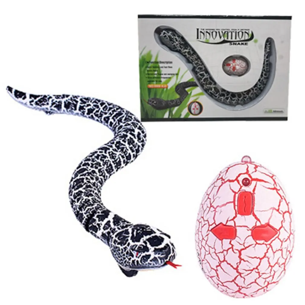 

RC Animal Toys Kids Remote Control Snake Rattlesnake Toy Child Plastic Trick Terrifying Mischief Toy Top Birthday Gift