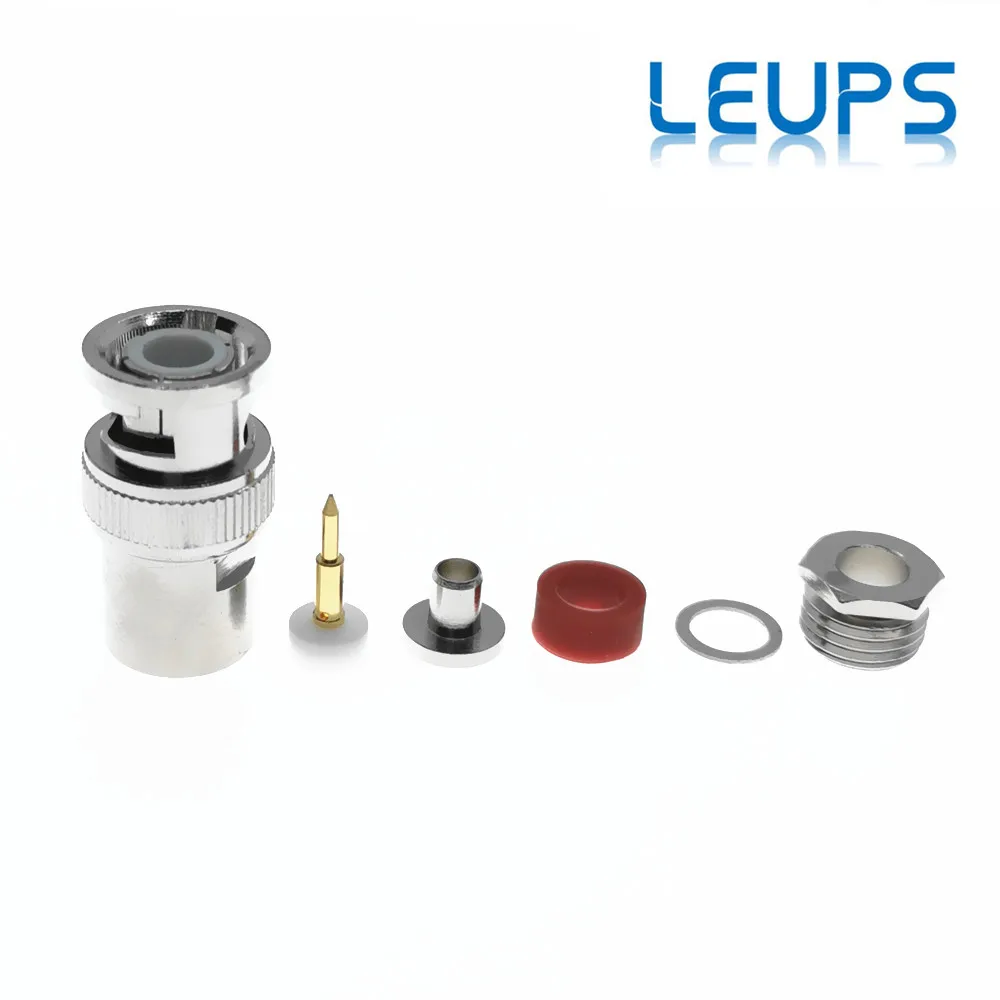 2 шт. BNC штекер Q9 зажим RG58 RG142 RG223 LMR195 50 3 кабель RF разъем|connector plug|connector maleconnector cable |
