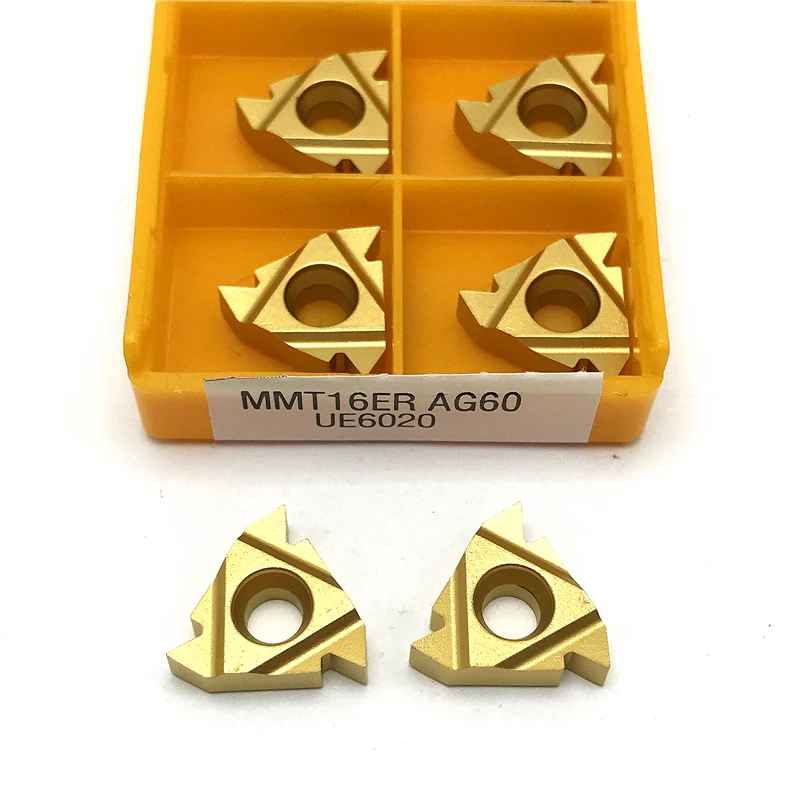 Резьбовые вставки MMT16ER AG60 UE6020 резьбовые инструмент для токарного станка с ЧПУ 16ER