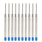 Черные чернила универсальный стиль стандартный 1 мм стержень для шариковой ручки СРЕДНИЙ наконечник X6HB 10 шт.