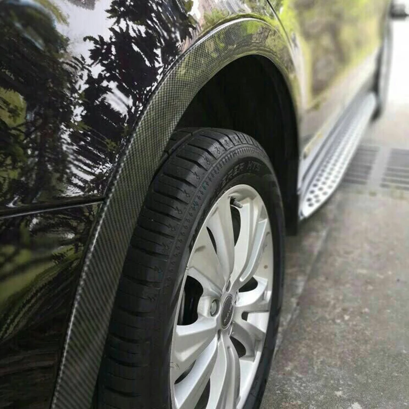 2 шт. 1 5 м Автомобильная полоса для бровей на колесо 3D из углеродного волокна