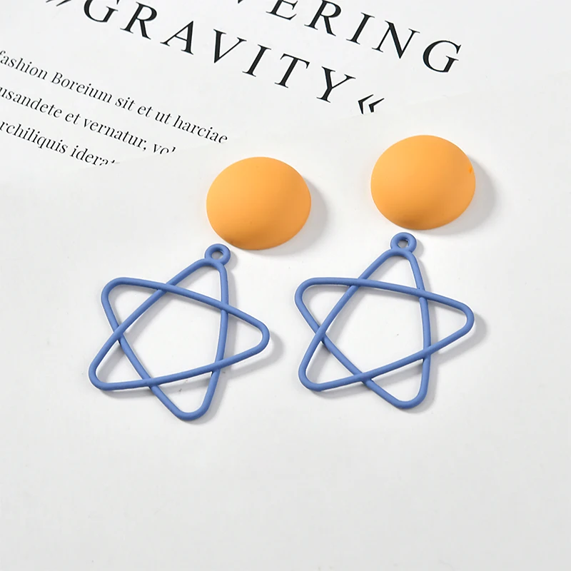 Макарон цвет минималистичный геометрический пятиконечная звезда спрей Кожа