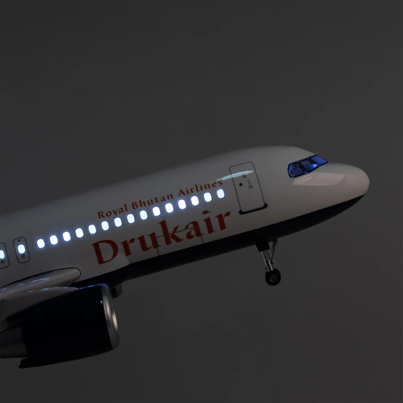 47 см 1/80 самолет A 320 A320 NEO Bhutan Airline Civil модель авиалайнера светодиодный светильник