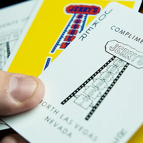 Колода карт современные тактильные самородки Джерри (желтые) игральные карты |