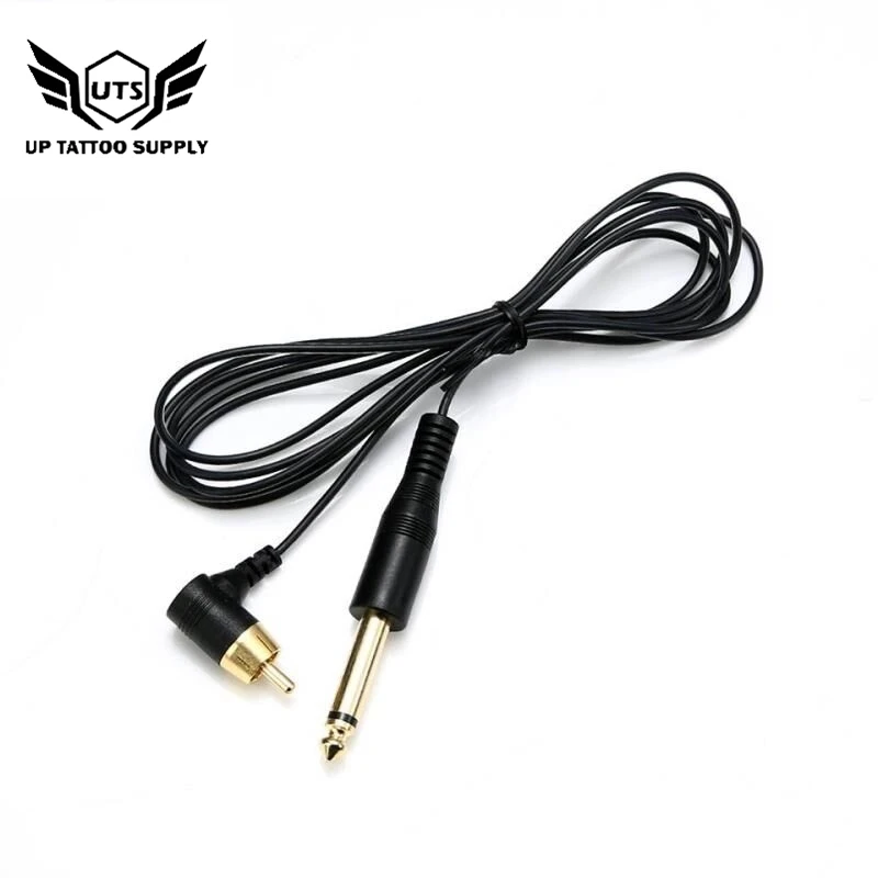 Шнур для тату-клипсы круглый силиконовый тонкий RCA гель тату ножная педаль