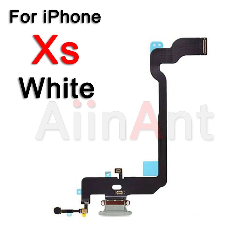 High Quality Bottom USB Charger Port Flex Cable For iPhone X Xs Max XR 7 8 Plus SE2 2020 Dock Charging Connector Microphone Flex