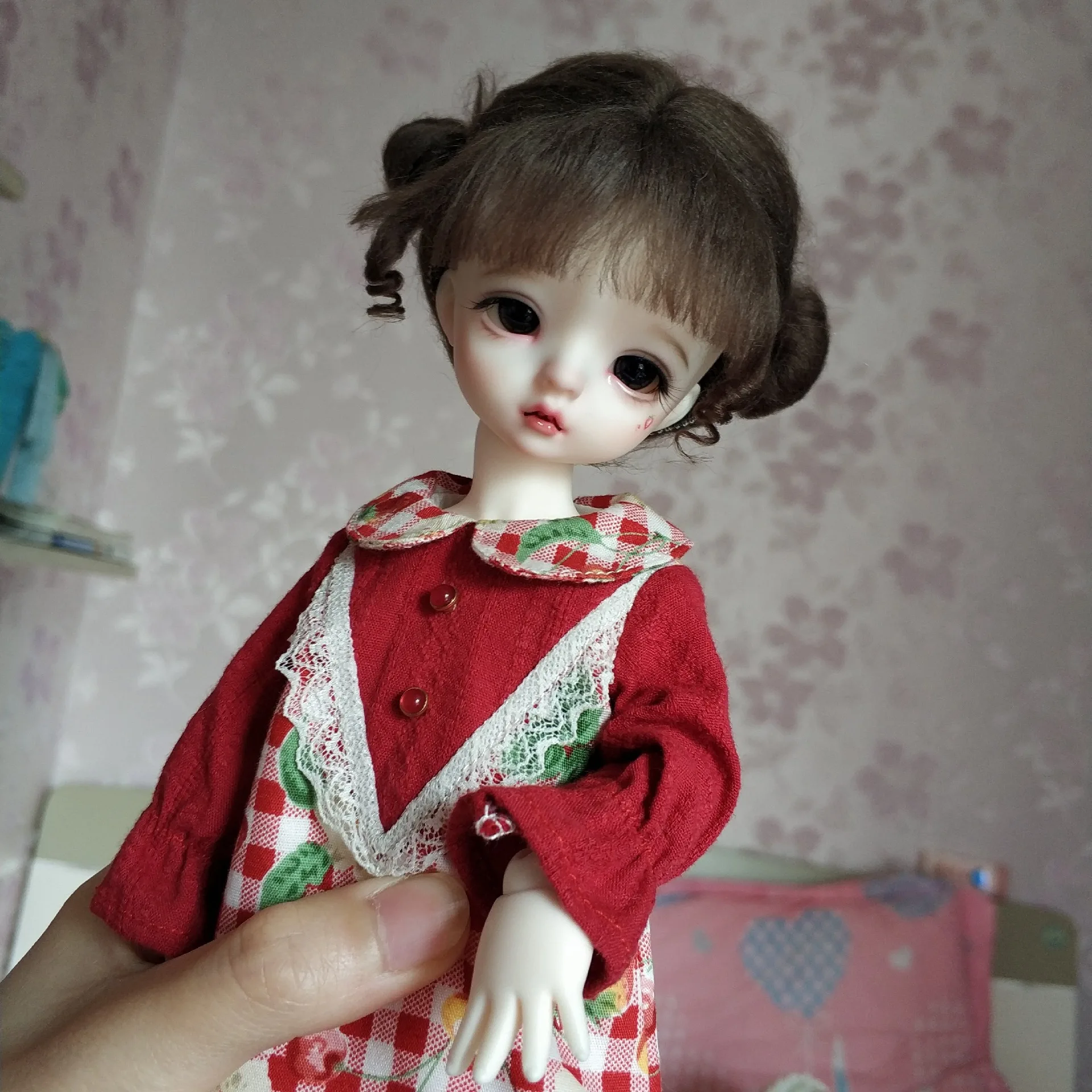 

1/6 1/8 Dolls Wigs Customization Fashion Beautiful Multicolor Long Wig for Doll Hair Princess Cute Hairstyle 1/4 30CM Toy Girls