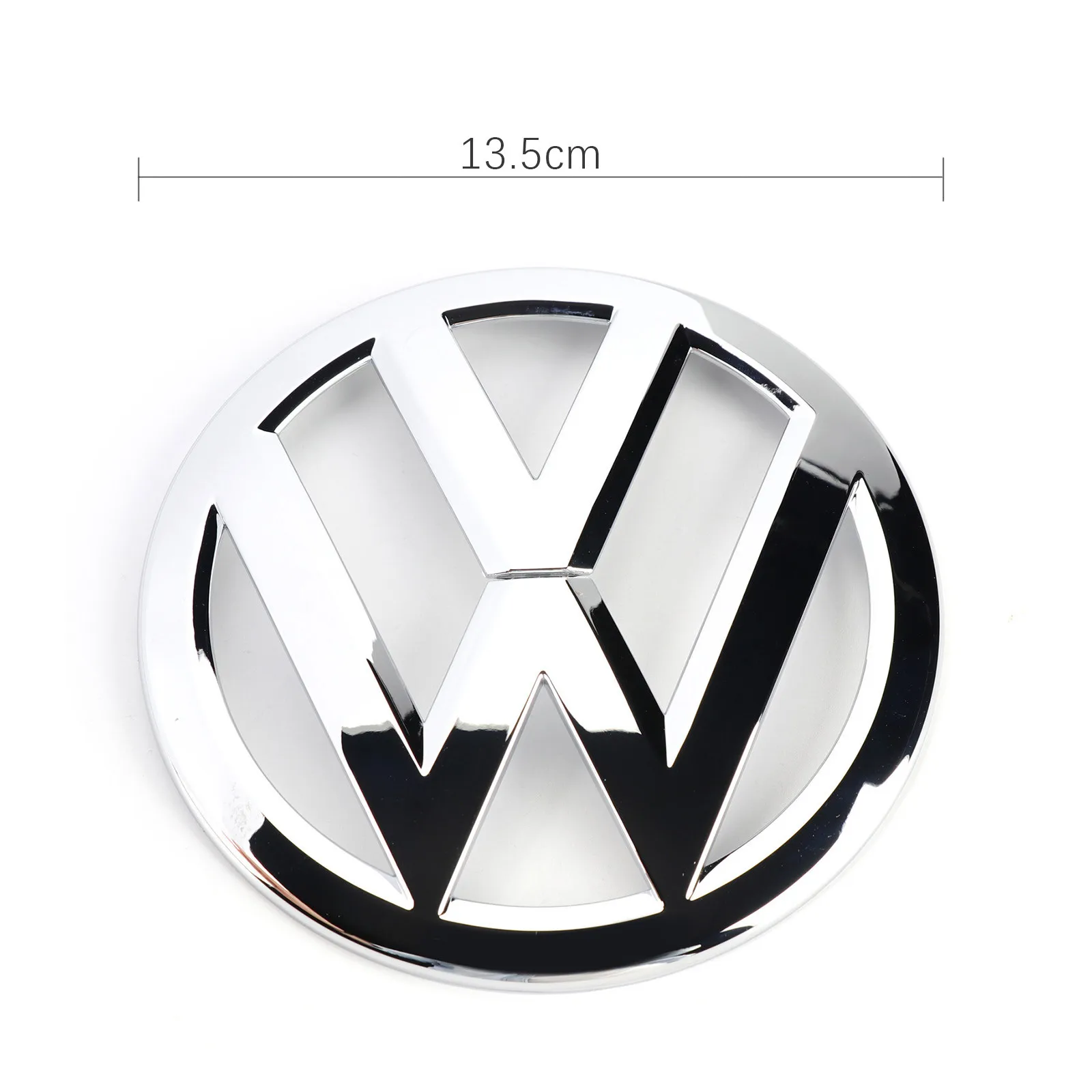 OEM серебро 135 мм автомобиль передний центральный решетка хромированная эмблема