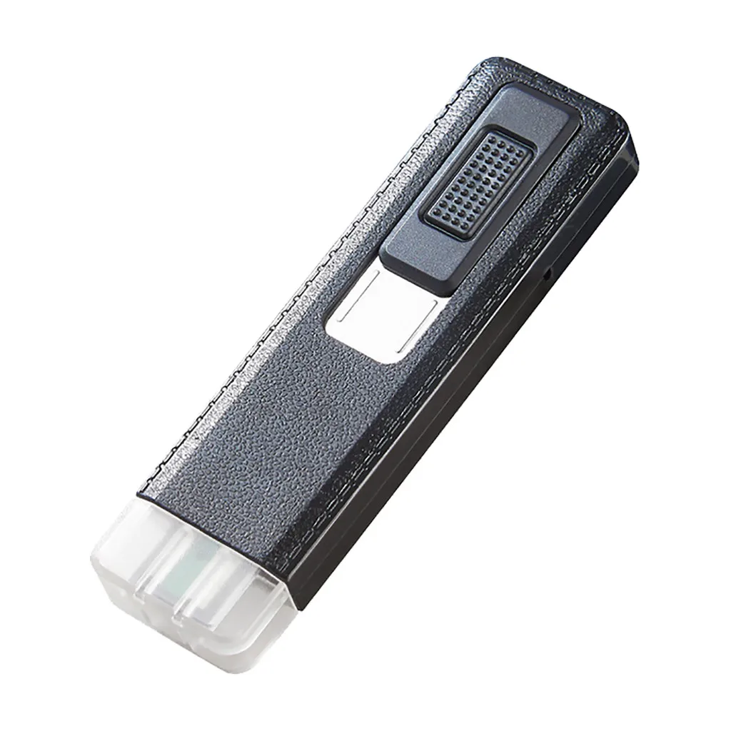 Плазменная беспламенная зажигалка с usb зарядкой АБС пластик тонкая простая