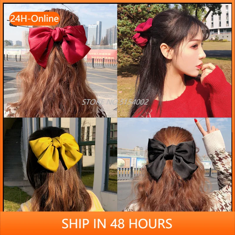 

2021BIG бант резинка для волос кольцо Карамельный цвет резинки для волос Веревка хвост держатель женские аксессуары для волос заколки для воло...