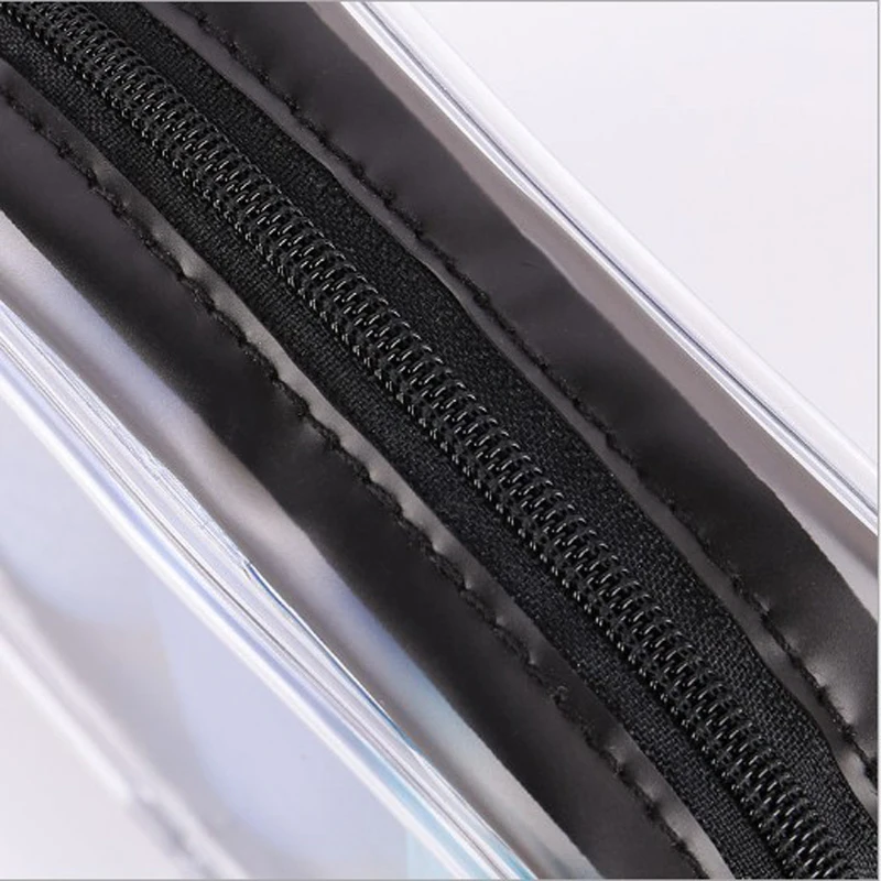 Новинка-Прозрачная ПВХ водонепроницаемая Косметическая портативная макияжная