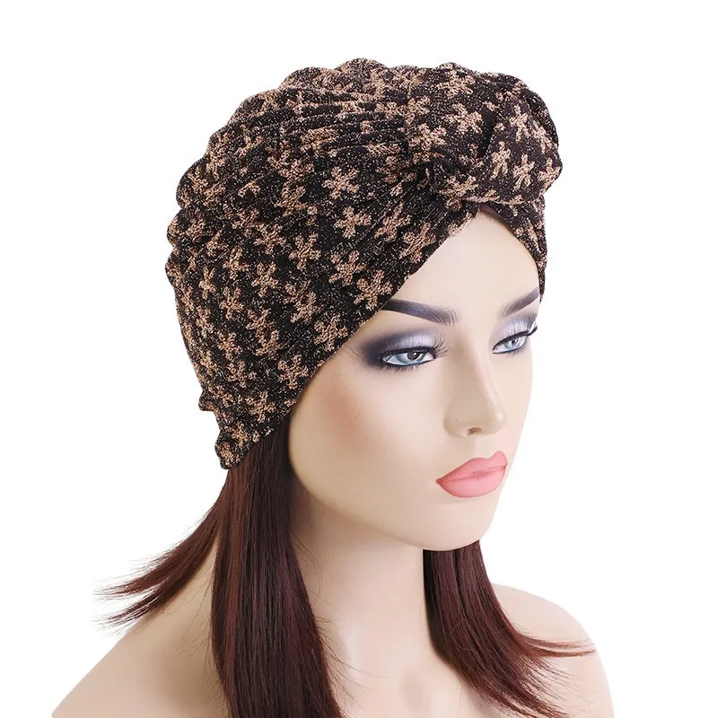 Индии Головные уборы Для женщин узлом Кепки мусульманских эластичная повязка