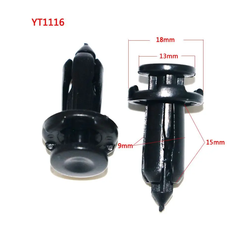 200 шт Пластиковые крепежи смешанные автомобильный бампер крепежные зажимы
