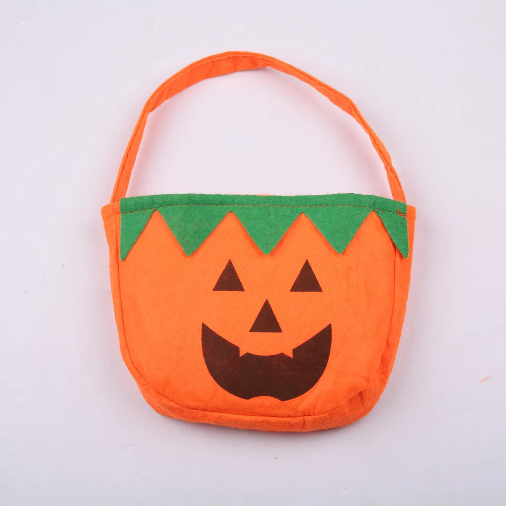 TELOTUNY Baby Kids Girls Halloween Long Sleeve Pumpkin demon Printed dress children's Princess +Cap+ Bags Costume Outfits ZA14 | Детская