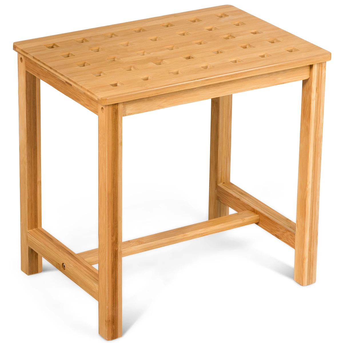 

Стул для душа, 18 дюймов, с бамбуковой полкой