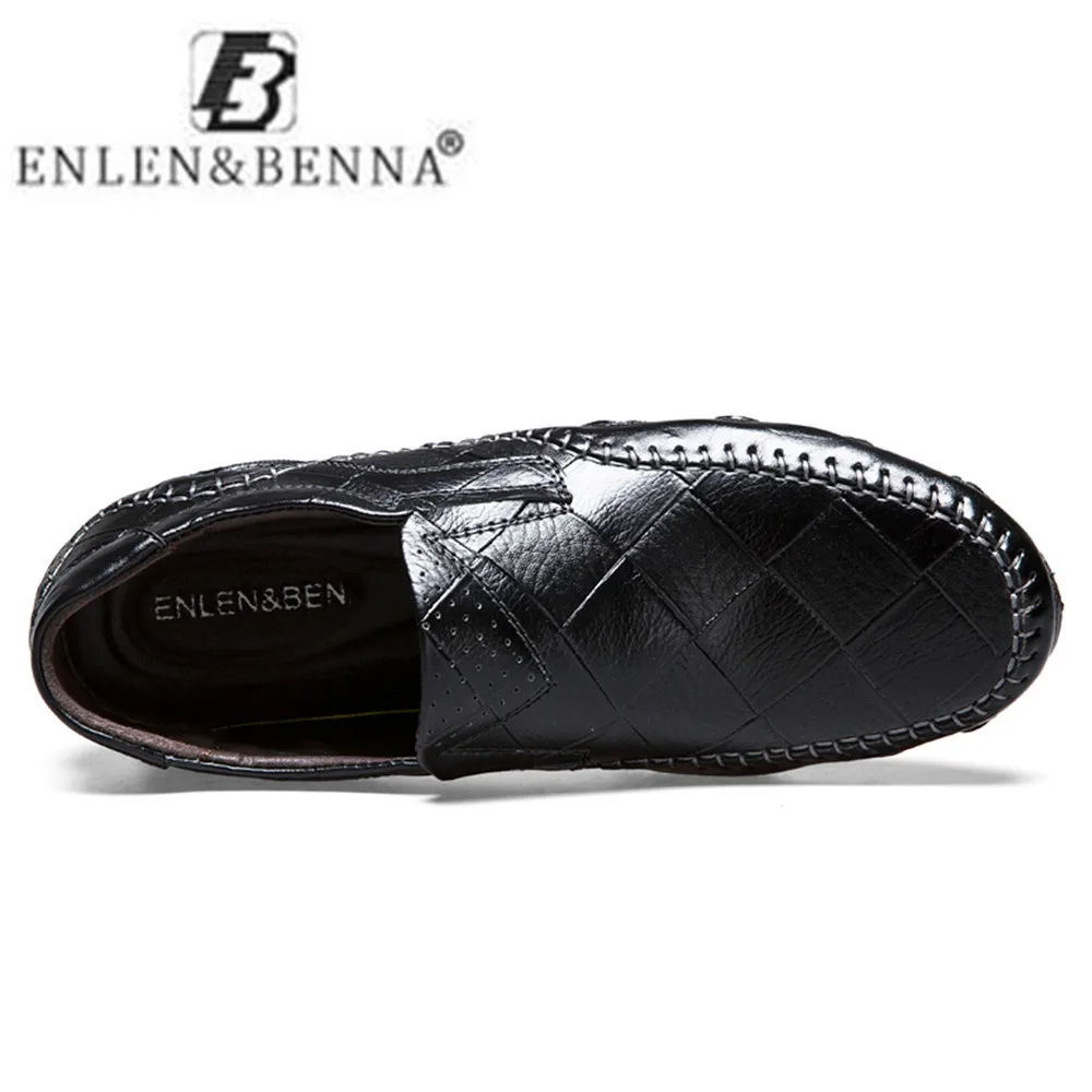 New Genuine Leather Shoes Men Casual Moccasins Loafers Adult Slip-On Sneakers Flats Soft Male Comfortable 2019 Plus Size | Обувь