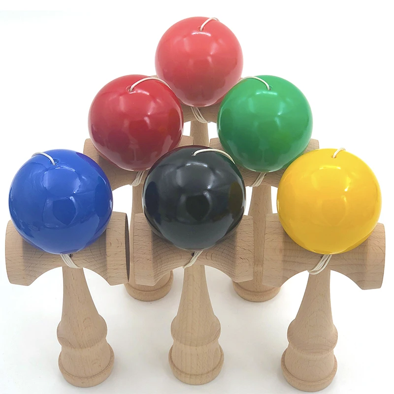 Обычная профессиональная бамбуковая деревянная игрушка Kendama для улицы умелый