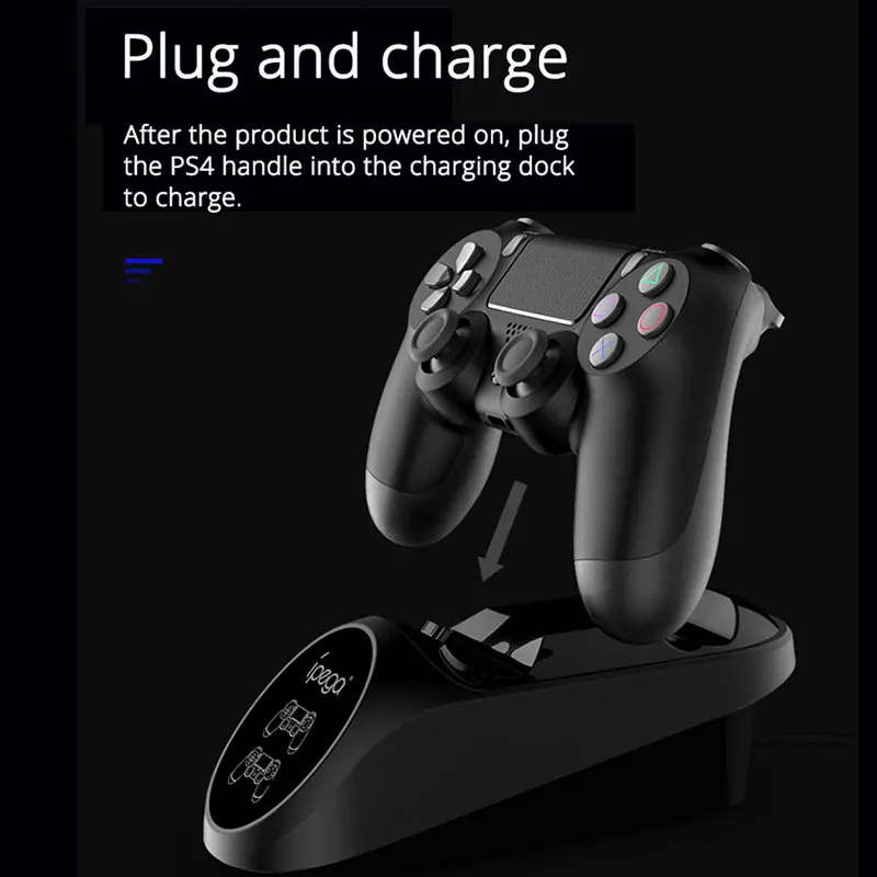 PS4 двойной геймпад зарядное устройство для playstation 4 Pro тонкий контроллер