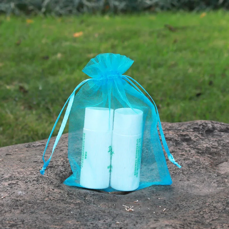 Лидер продаж 100 шт./лот белые сумки из органзы 5x7 см мини свадебвечерние сувениры