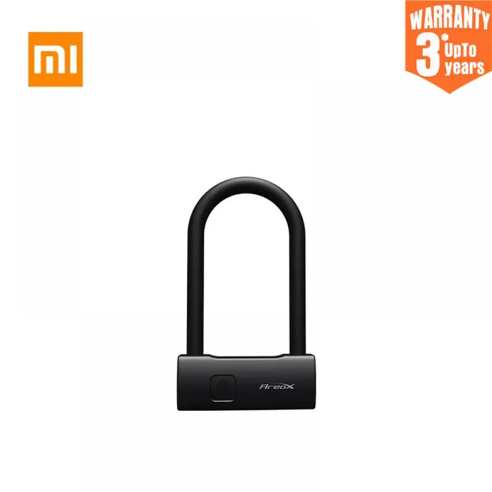

Велосипедный Замок XIAOMI MIJIA, Умный Замок для велосипеда и мотоцикла с датчиком отпечатка пальца, сигнализация для велосипеда, замок с u-образн...