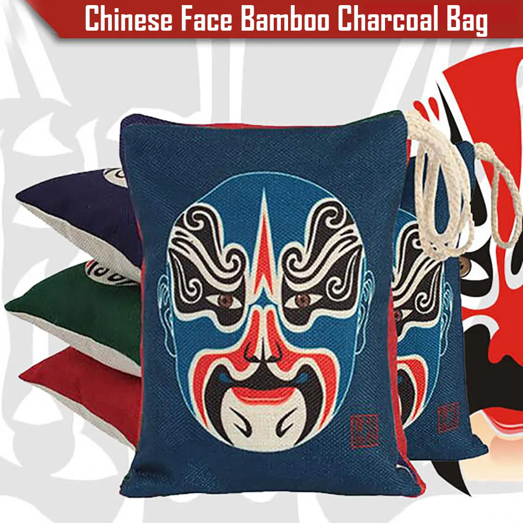 1 упаковка китайский бамбуковый мешок с древесным углем для лица ароматизирующий