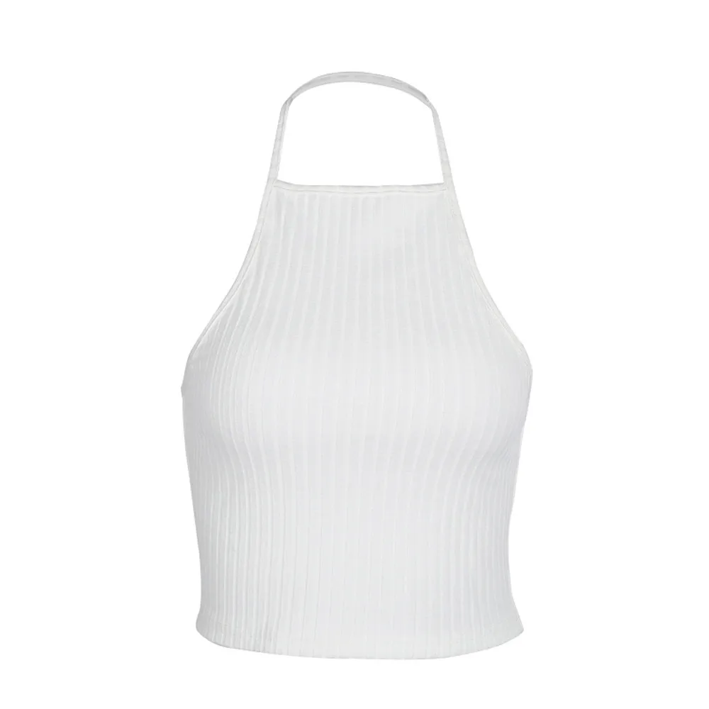 SAGACE модный винтажный сексуальный укороченный топ без рукавов распродажа и хит