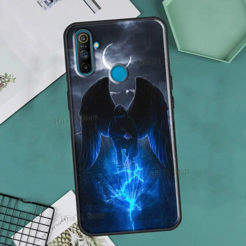 Чехол с изображением ангелов Guardian для OPPO Realme GT Neo 2 Master 8i 9i 8 A5 A9 A15 A53 A52 A72 OnePlus 9 10 Pro 9R