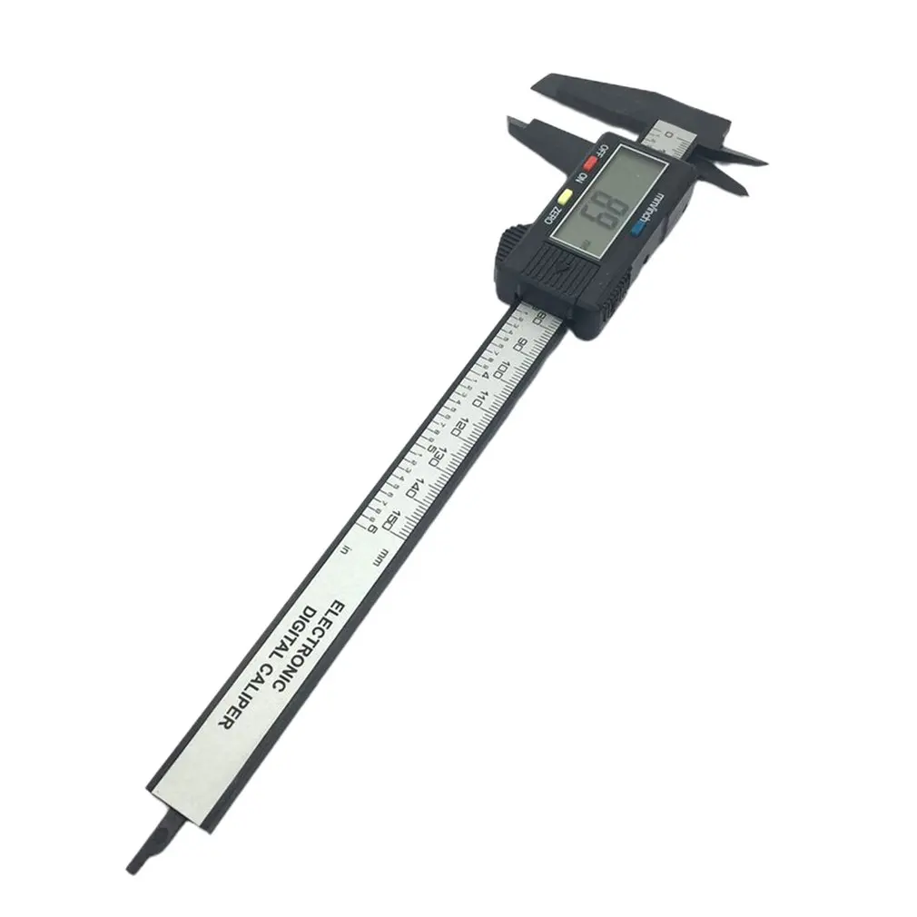 

Vernier Caliper 0-150mm Measuring Tool Plastic LCD Digital Electronic Carbon Fiber Ruler Gauge Micrometer