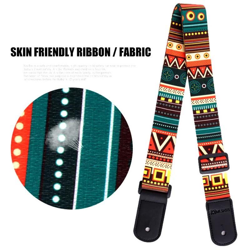 heißer gitarre strap multicolor druck verdickt gitarre gürtel für ukulele akustische elektrische gitarre bass do2 free global shipping
