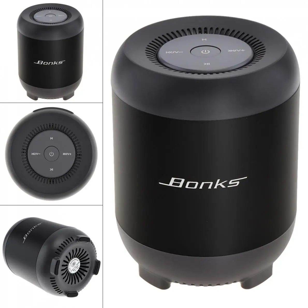 3D Мини беспроводной bluetooth динамик со встроенной басовой диафрагмой и 1200 мАч