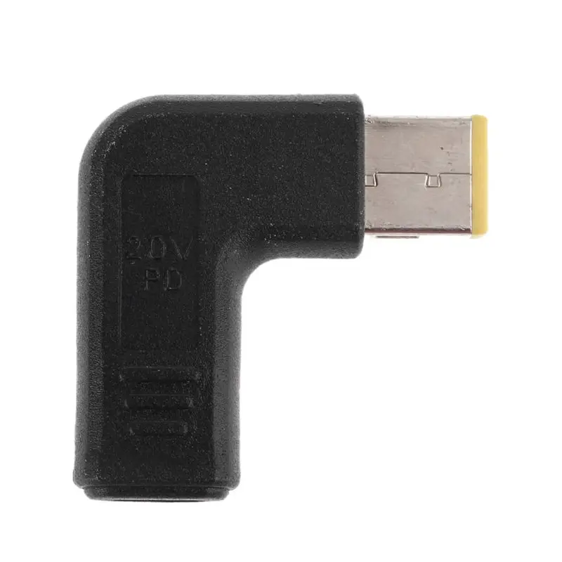 

Type-C Female to Square DC Male PD Power Adapter for Le-novo Thinkpad Notebook 7XED
