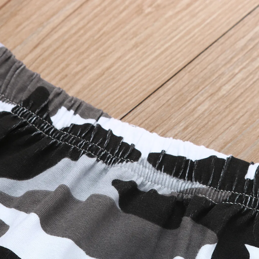 Комплект одежды для новорожденных мальчиков и девочек камуфляжный комплект с