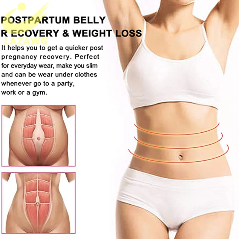 Латексный корсет LAZAWG корректор фигуры тренажер для талии снижения веса Женский