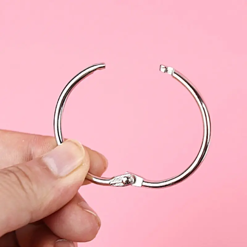 10 шт. металлические откидные кольца переплеты для книг в виде листьев скрапбук DIY