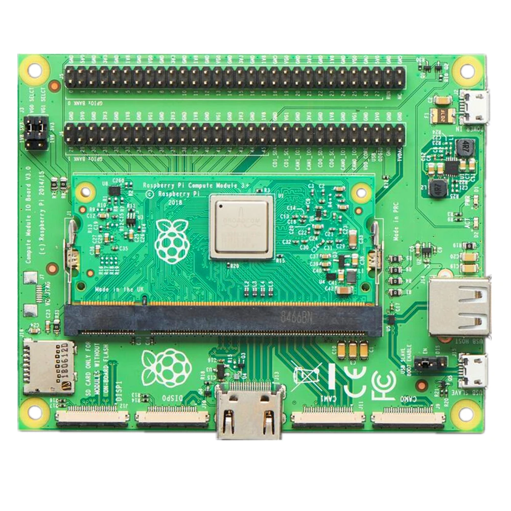 См3 + дев. Комплект-макетный комплект компьютерный модуль Raspberry Pi 3 BCM2837B0 SoC полный