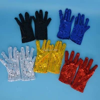 10 pair boy girl sequin wrist gloves for kid children stage performance show gloves party dress dance masquerade wear halloween