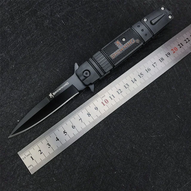 

Browning F6 Folding Blade Knife Stright Military Outdoor Camping Hunting Survivle Tactical Utility Pocket Mini EDC Multi Knives