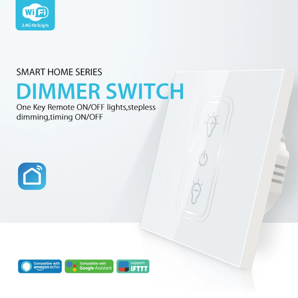 Wi Fi ЕС диммер переключатель плавное затемнение Поддержка дистанционного