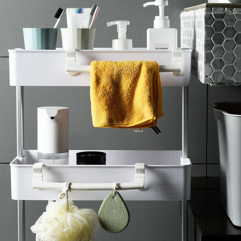 

Plastic Towel Rack Bathroom Towel Holder Stand Kitchen Cabinet Door Hanging Organizer Shelf Wall Mounted Towel Bar