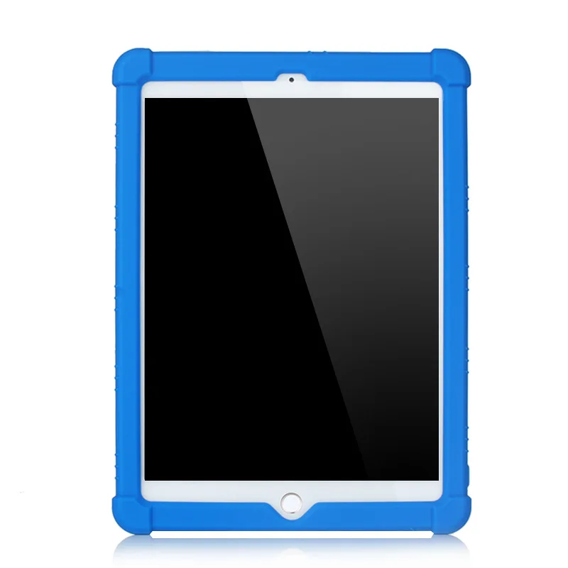 Тёмно-синий Для IPad 9,7 Чехол для IPad Air 2 Air 1 Чехол IPad 5 6 5th 6th поколения принципиально мягкий силиконовый+ PC подставка для Coque - Цвет: Тёмно-синий