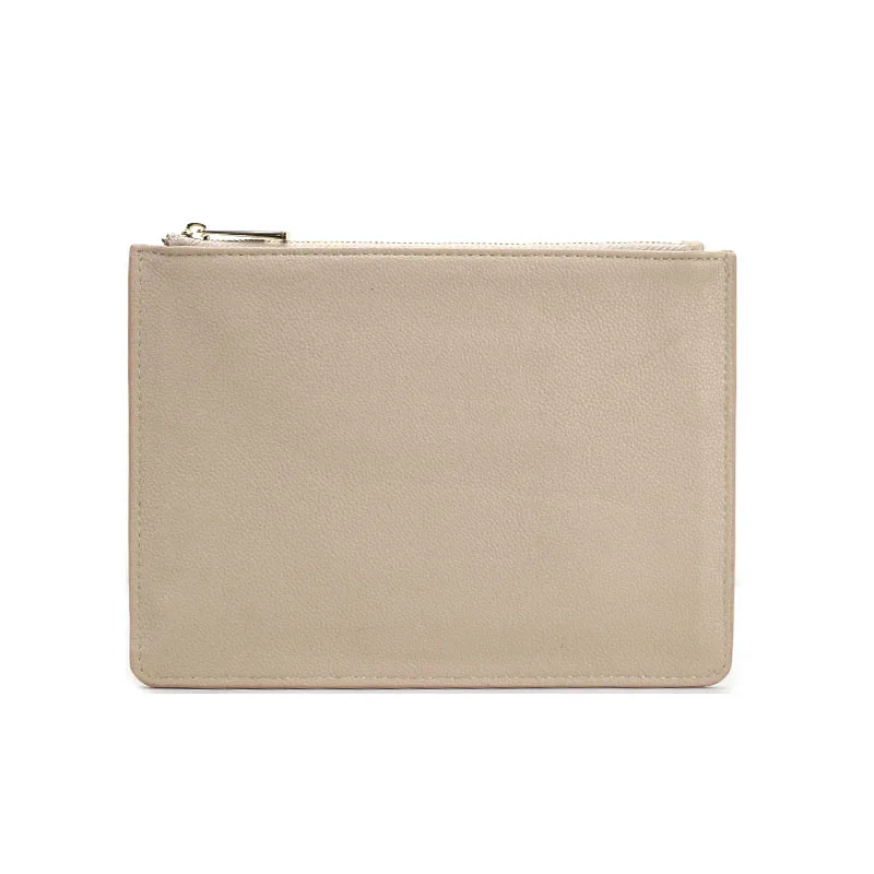 Khaki pebble Монограммовые отдельные буквы для женщин PU saffiano сумка дамская веганская кожаная клатч Маленькая женская сумочка кошелек - Цвет: Khaki pebble