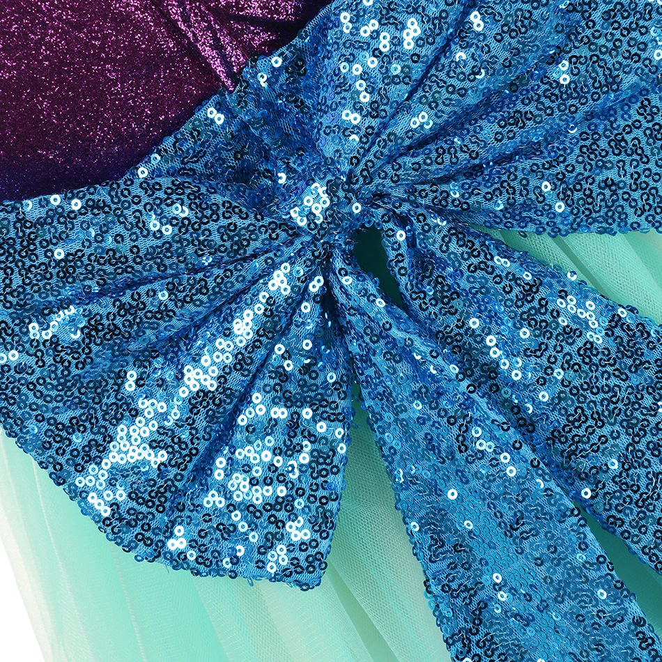 Платье принцессы для маленьких девочек косплей-костюм маленькой Русалочки на