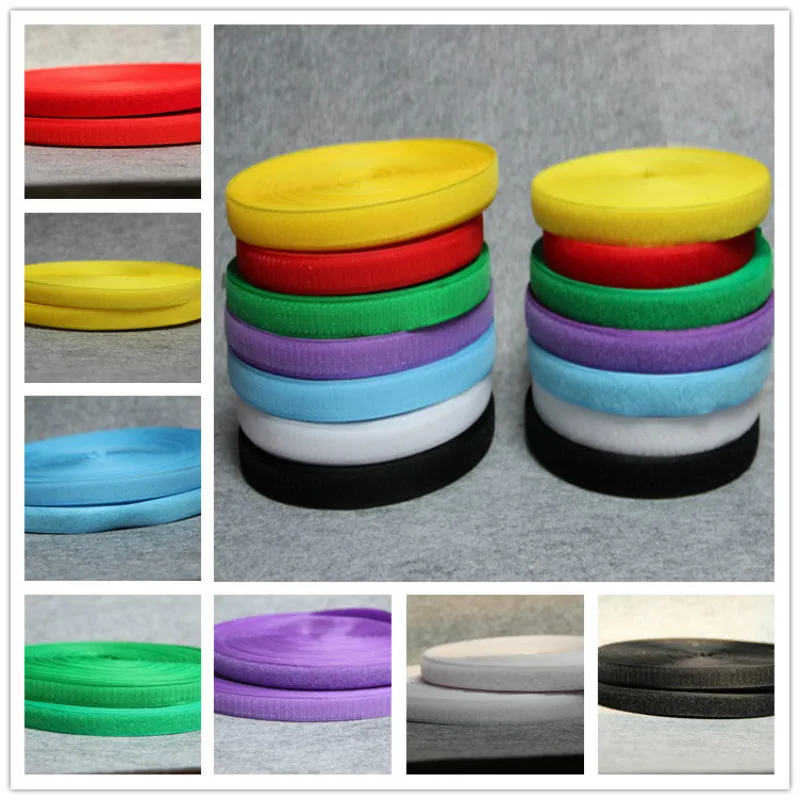 Горячая продажа 2 см * 1 метр пара несколько цветов Velcros клей крюк и петля застежка