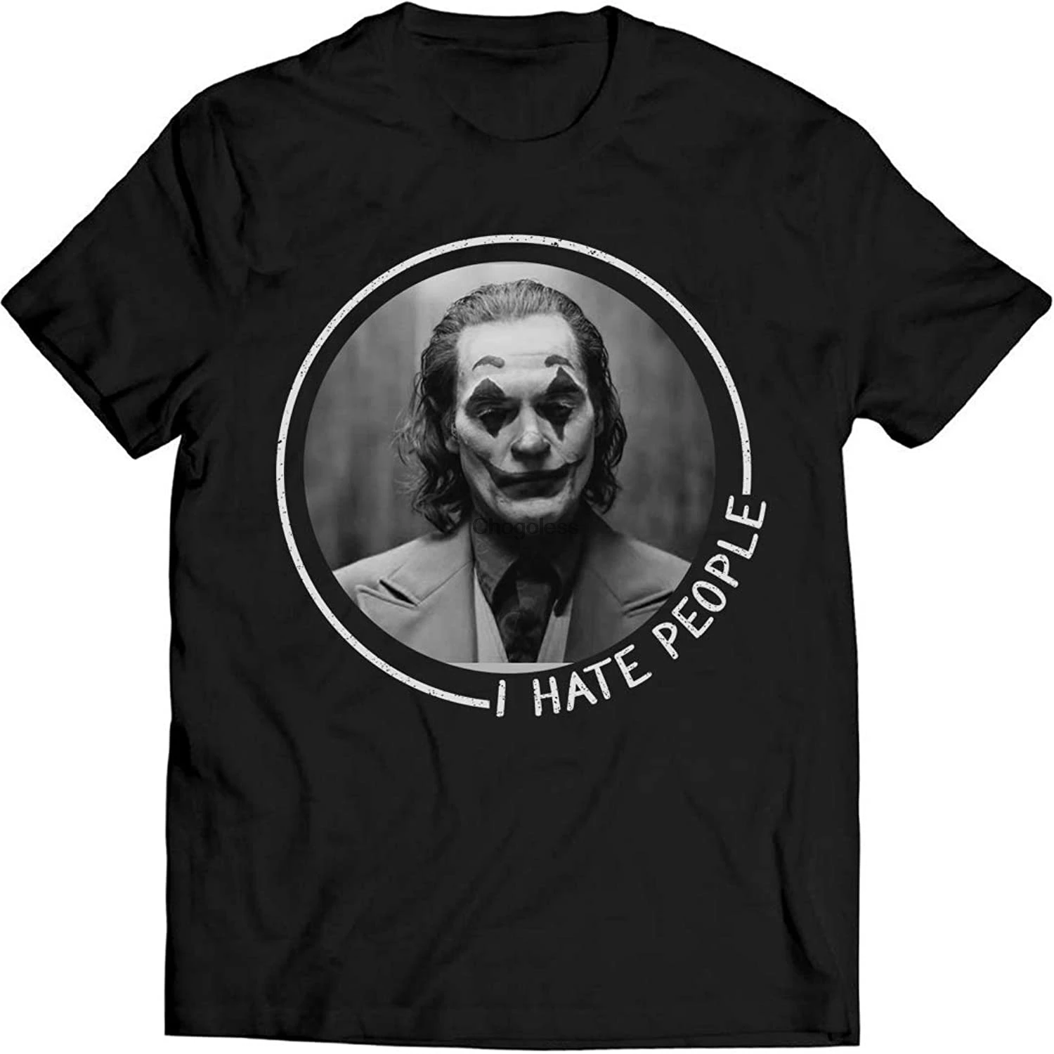 Футболка унисекс с надписью I Hate People | Мужская одежда