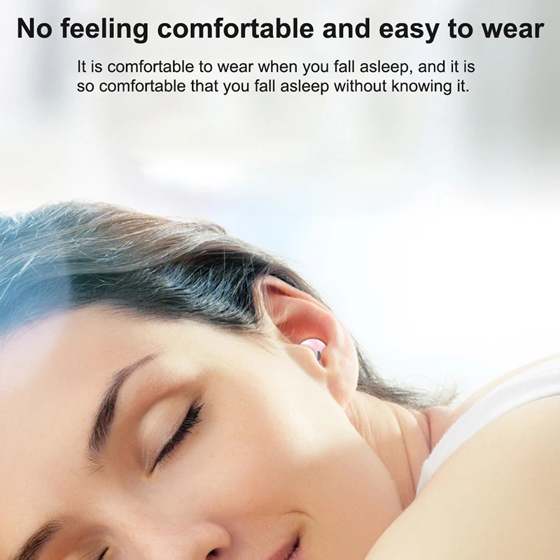 New Invisible Bluetooth Earphones 5.2 Wireless Sleeping Earbuds Hidden Headphones Type C Mini Earpiece With Mic For Small Ears