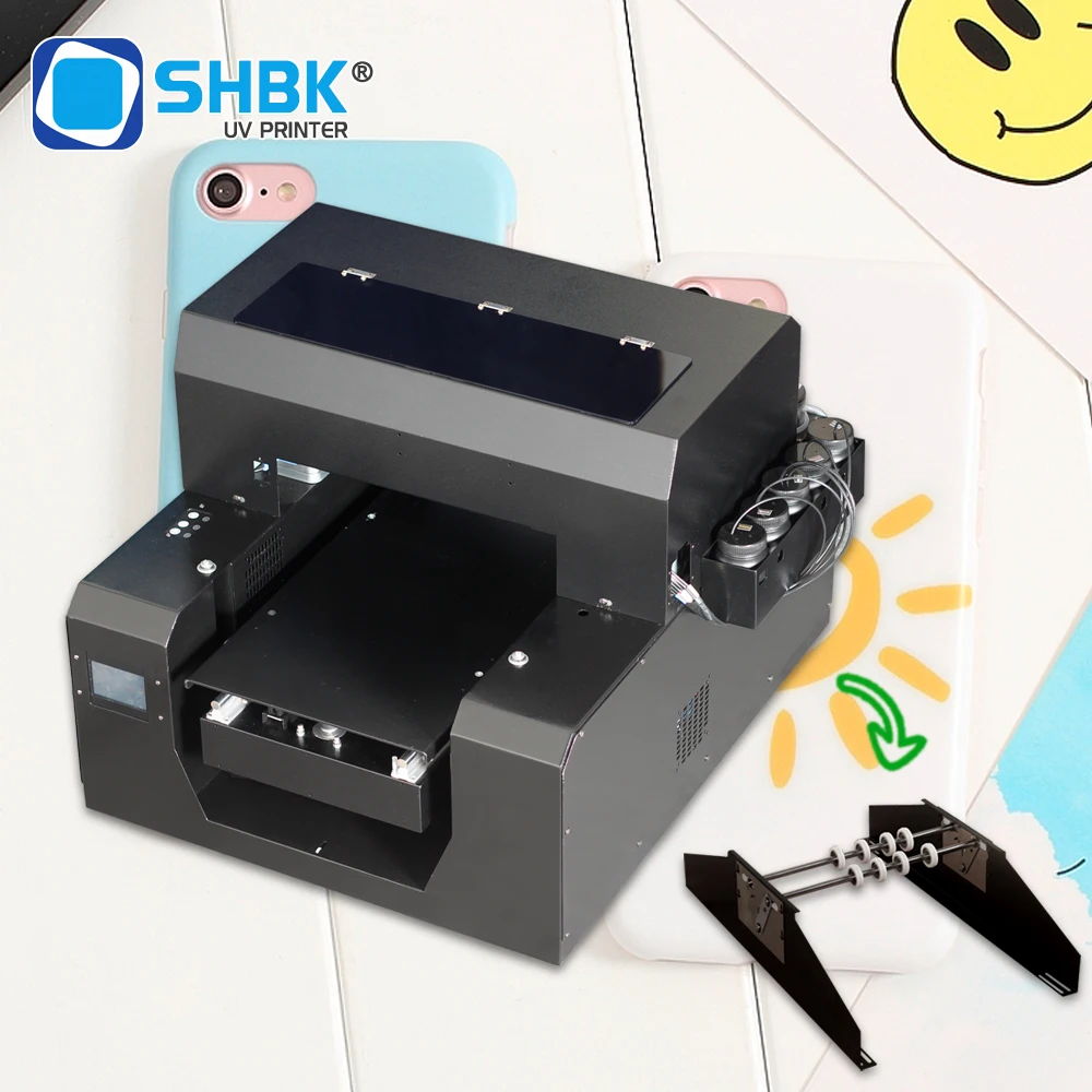 Шбк. УФ-принтер A3 для чехла телефона пластиковая ручка из ТПУ кожа дерево стекло