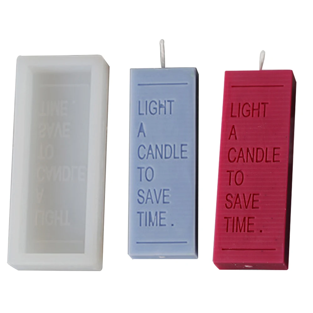 Многоразовая форма для свечей ручной работы модель изготовления с буквенным